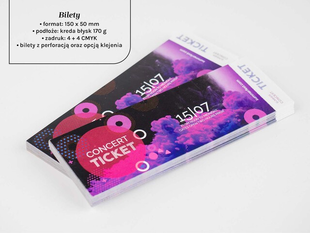 Druk biletów