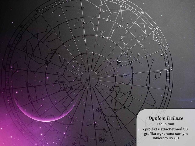 Dyplomy DeLuxe z lakierem 3D