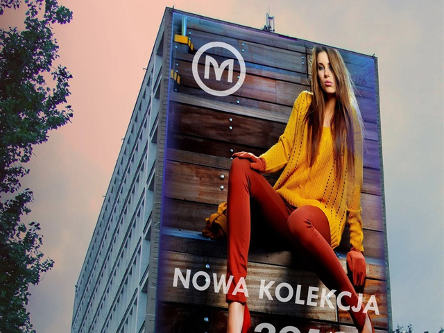 Druk wielkoformatowy siatka mesh