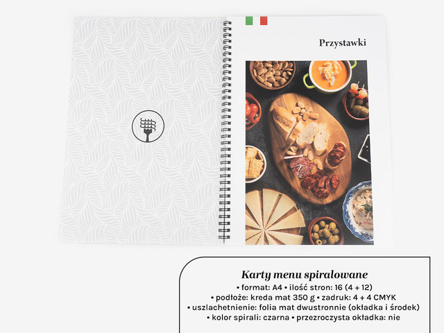 Druk kart menu do Twojej restauracji