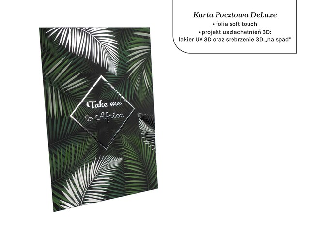 Karty Pocztowe DeLuxe z lakierem UV