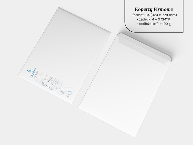 Koperty firmowe z Twoim logo