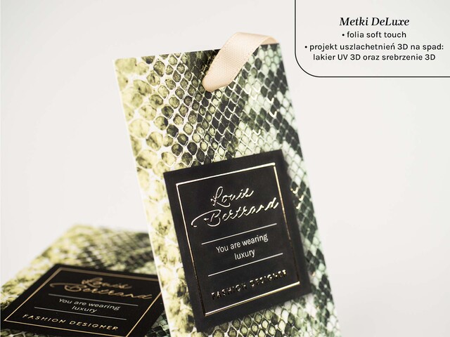 Metka z lakierem 3D