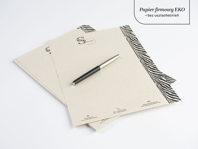 Ekologiczny papier firmowy