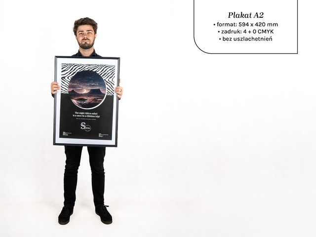 Druk plakatów reklamowych A2