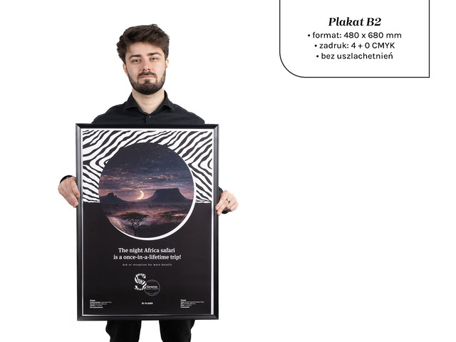 Plakat reklamowy B2