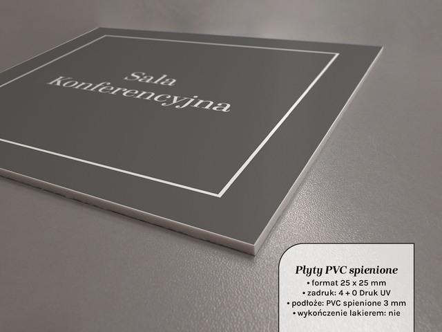 PVC spienione 3mm nadruk na szyld