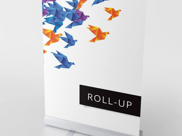 Plansze reklamowe, z opakowaniem rollup
