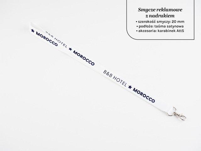 Smycze reklamowe z nadrukiem
