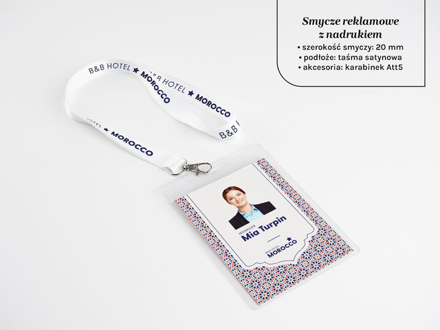 Smycze na identyfikator