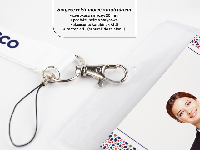 Smycze reklamowe z nadrukiem