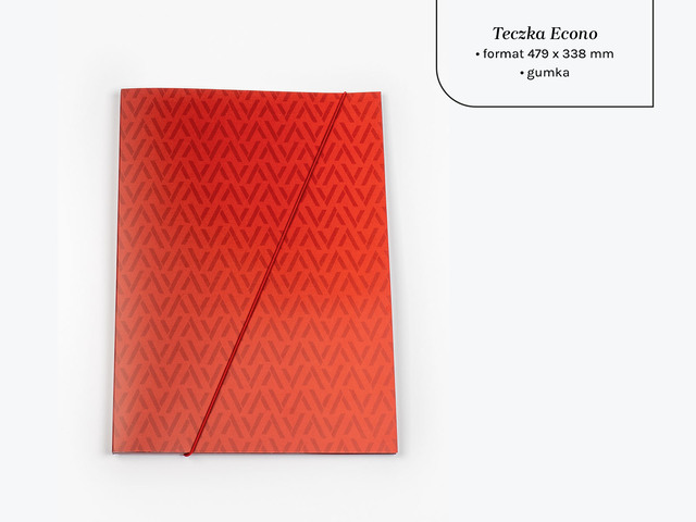 Teczka A4 Econo z folią błysk