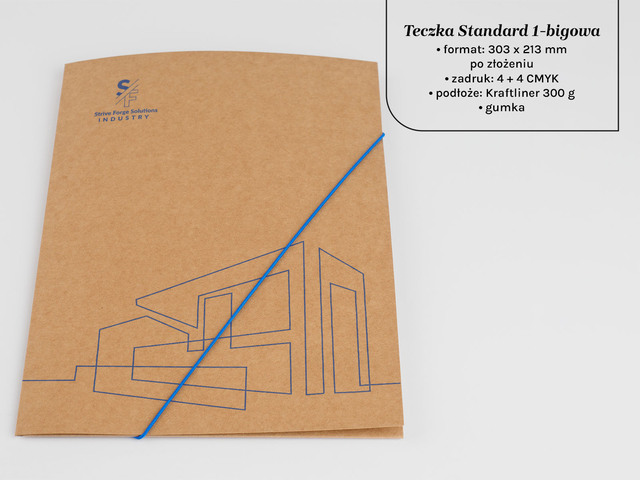 Teczki A4 standard 1 bigowe Eco