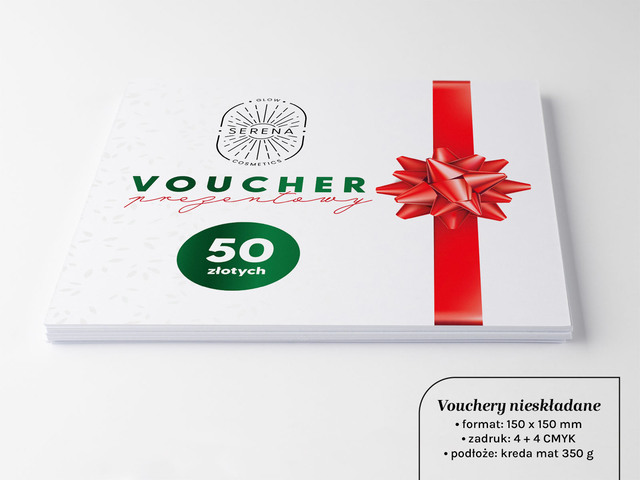 Vouchery prezentowe 150x150mm