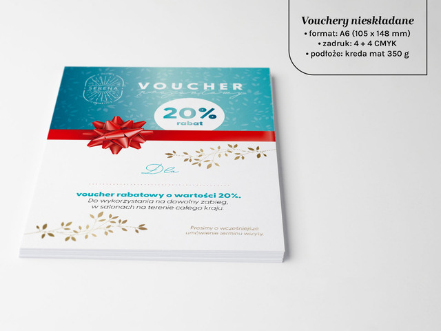 Vouchery prezentowe A6