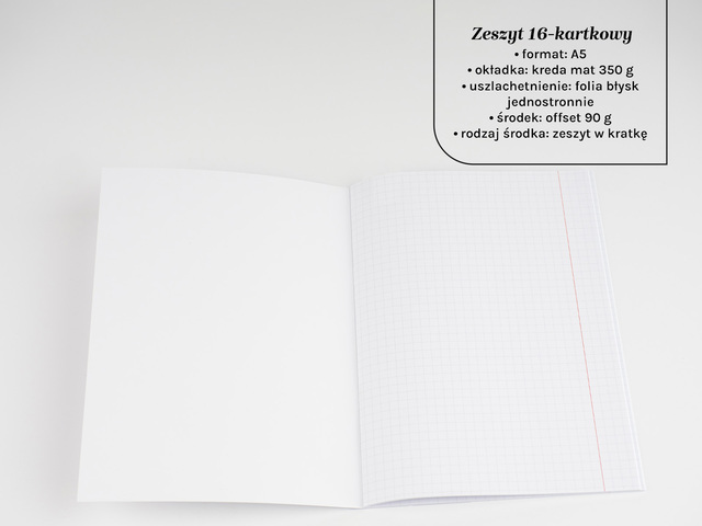 Zeszyty firmowe z grubą okładką