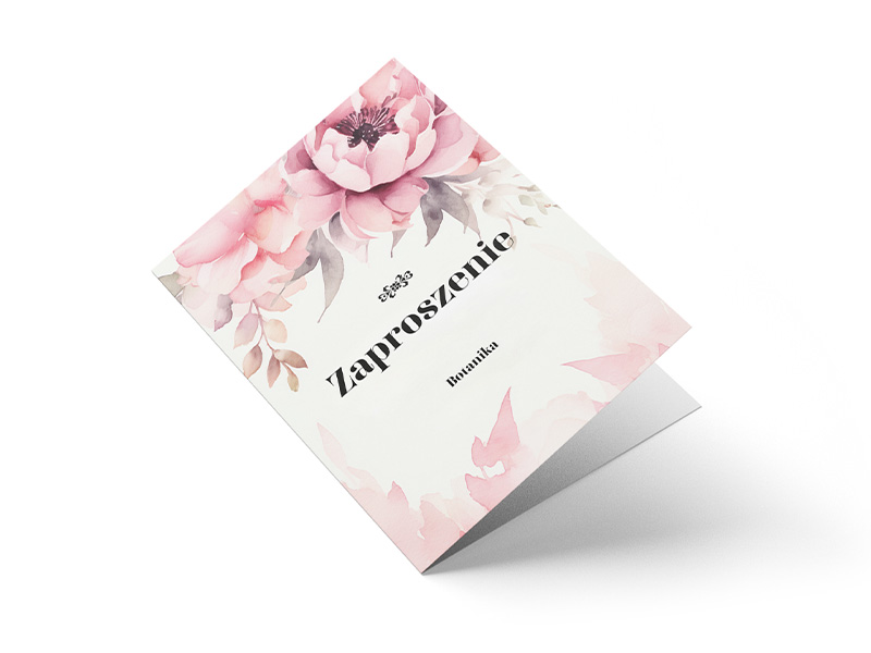zaproszenia składane promocja