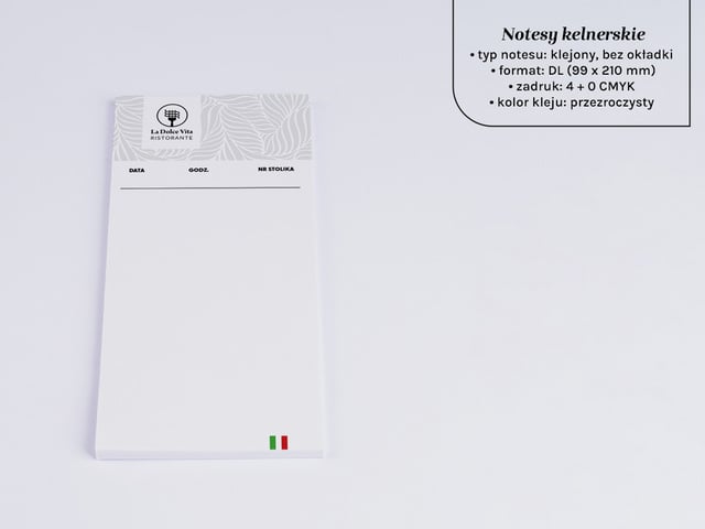 Notesy kelnerskie A5