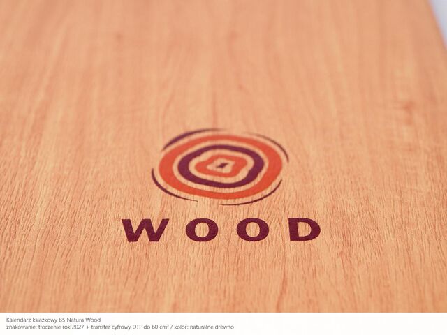 Kalendarze książkowe B5 Natura wood