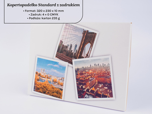 Kopertopudełka na kalendarze z nadrukiem