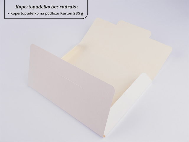 Kopertopudełko na kalendarze bez zadruku