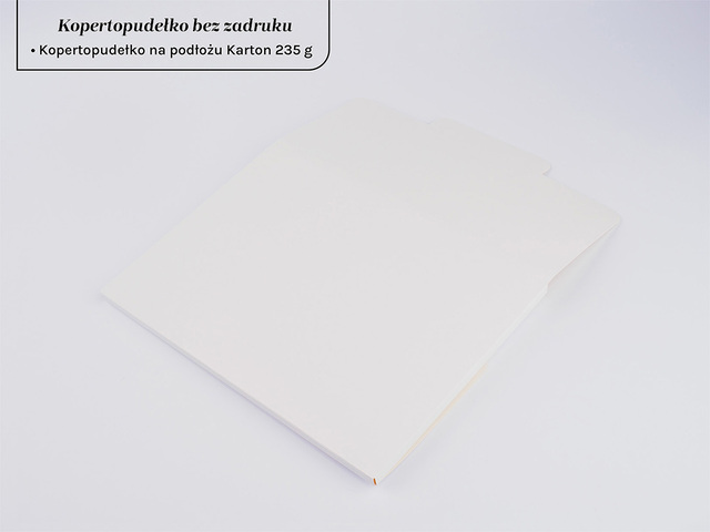 Kopertopudełko na kalendarze bez zadruku