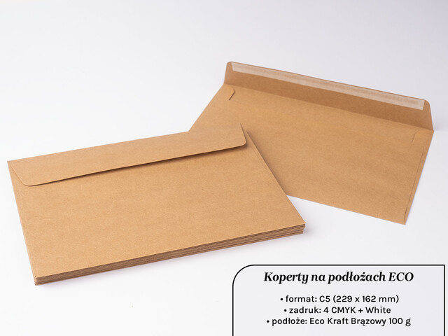 Ekologiczna koperta na listy Kraft