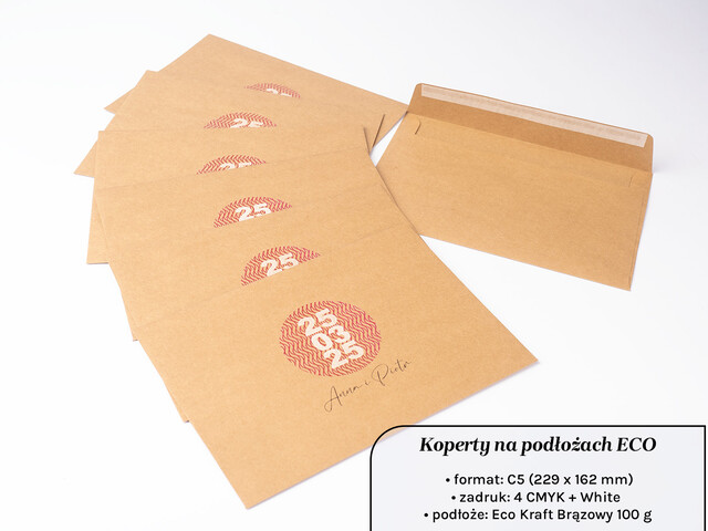 Ekologiczna koperta na listy Kraft
