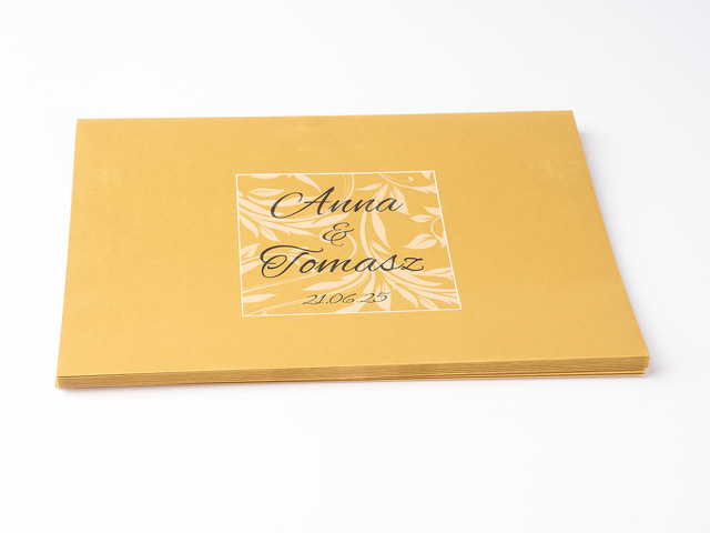 Koperta złota Sirio pearl aurum 110g CMYK + White