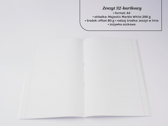 Zeszyty A4 z okładką