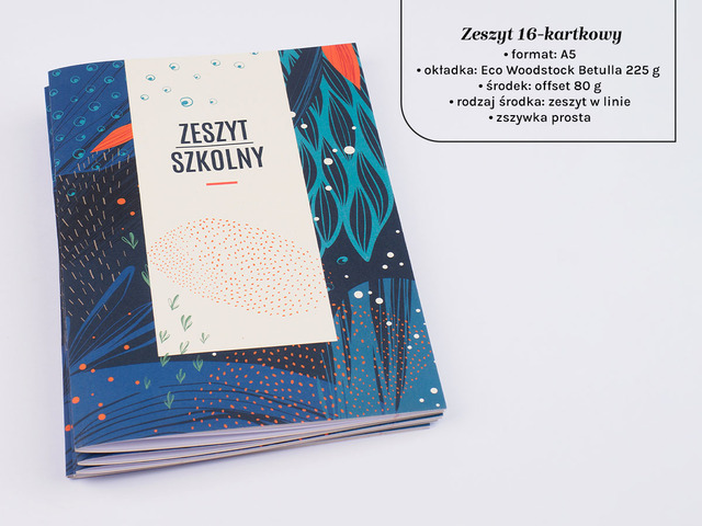 Zeszyty A5 z okładką Woodstock Betulla 225g